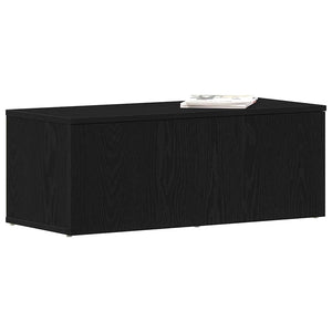 TV-Schrank Schwarz Eichen-Optik 80 cm