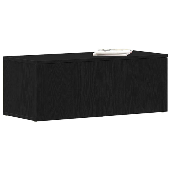 TV-Schrank Schwarz Eichen-Optik 80 cm