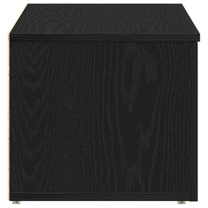 TV-Schrank Schwarz Eichen-Optik 80 cm