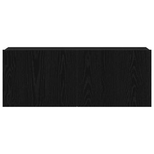 TV-Schrank Schwarz Eichen-Optik 80 cm