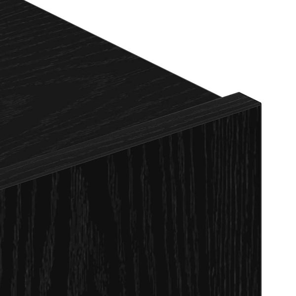 TV-Schrank Schwarz Eichen-Optik 100 cm