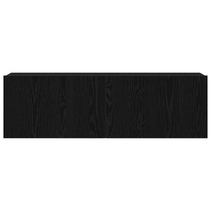 TV-Schrank Schwarz Eichen-Optik 100 cm