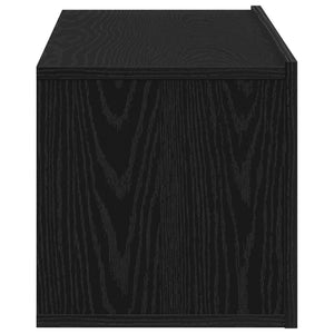 TV-Schrank Schwarz Eichen-Optik 100 cm
