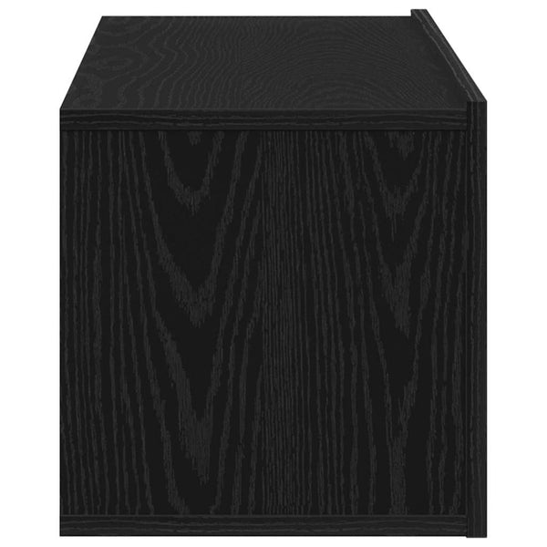 TV-Schrank Schwarz Eichen-Optik 100 cm