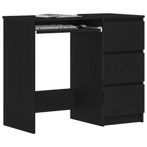 Schreibtisch Schwarz Eiche 90x45 cm