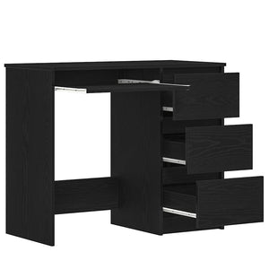 Schreibtisch Schwarz Eiche 90x45 cm