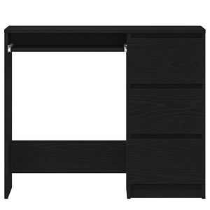 Schreibtisch Schwarz Eiche 90x45 cm