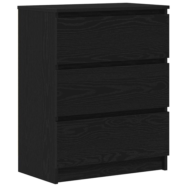 Sideboard Schwarz Eichen-Optik 60 cm