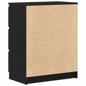Sideboard Schwarz Eichen-Optik 60 cm