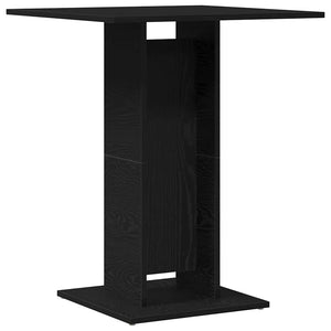 vidaXL Table de bistrot chêne noir 60x60x75 cm Bois d'ingénierie