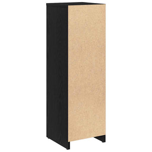 Badezimmerschrank, Schwarz, 30x30x95 cm