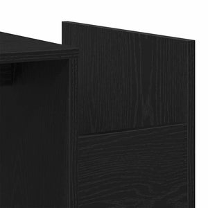 Couchtisch Schwarz Eichenoptik 90x45 cm