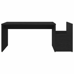 Couchtisch Schwarz Eichenoptik 90x45 cm