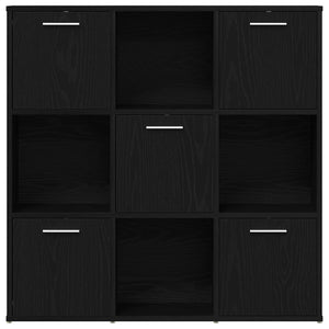 vidaXL Bibliothèque Chêne Noir 90x28x90 cm Bois d'ingénierie