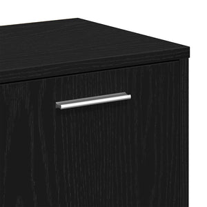 vidaXL Bibliothèque Chêne Noir 90x28x90 cm Bois d'ingénierie