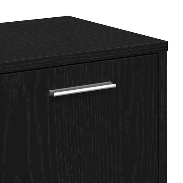 vidaXL Bibliothèque Chêne Noir 90x28x90 cm Bois d'ingénierie