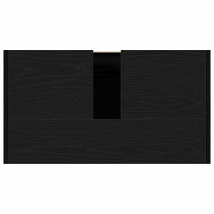 Badezimmerschrank Schwarz Eiche 60x60 cm