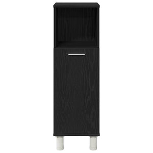 Badezimmerschrank Schwarz Eichenoptik 30x30x95cm