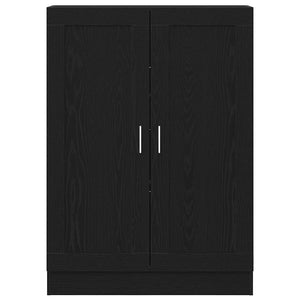 Bücherregal Schwarz Eichen-Optik 115 cm