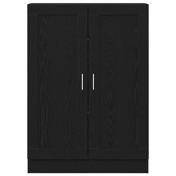 Bücherregal Schwarz Eichen-Optik 115 cm
