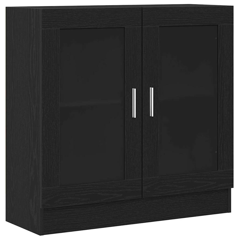 Bücherregal Schwarz Eichen-Optik