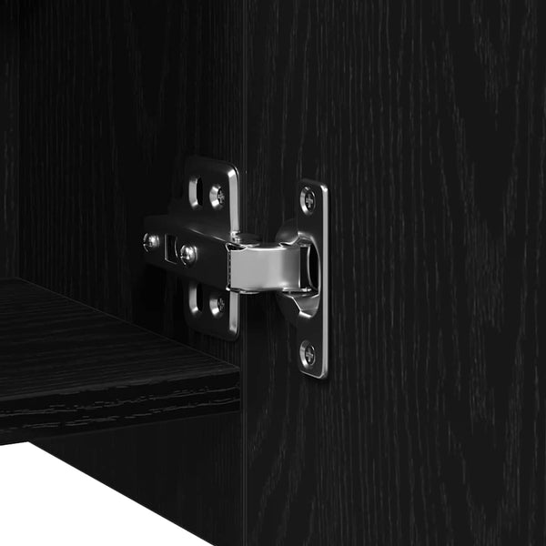 Badezimmerspiegelschrank Schwarz Eichenoptik