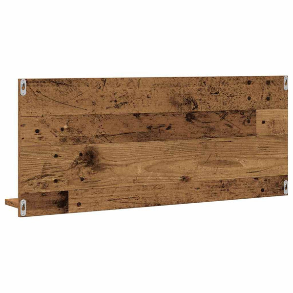 Spiegelablage mit Regal Altholz 90cm