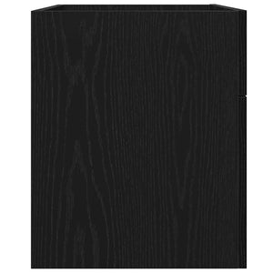 Waschbeckenunterschrank Schwarz Eichenoptik 100cm