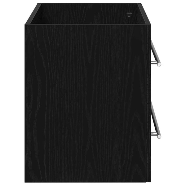 Waschbeckenunterschrank Schwarz Eiche 100 cm