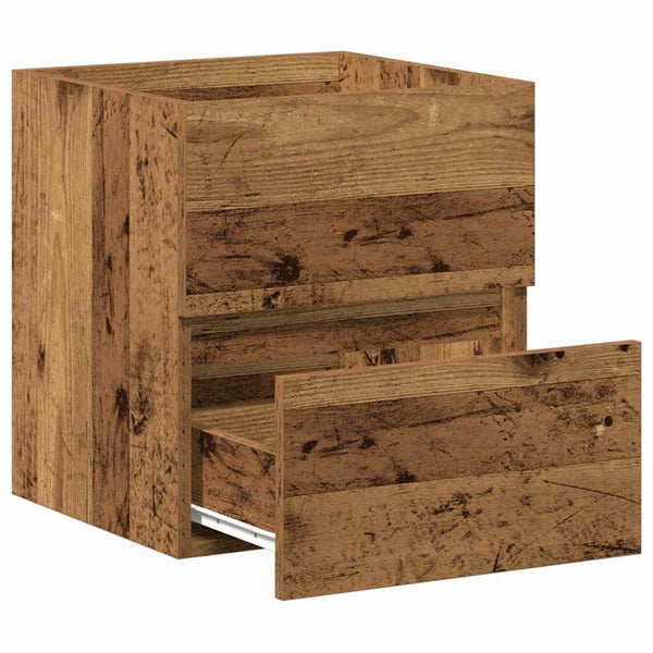 Waschbeckenunterschrank Altholz 41x38.5x45cm