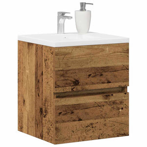 Waschbeckenunterschrank Altholz 41x38.5x45cm