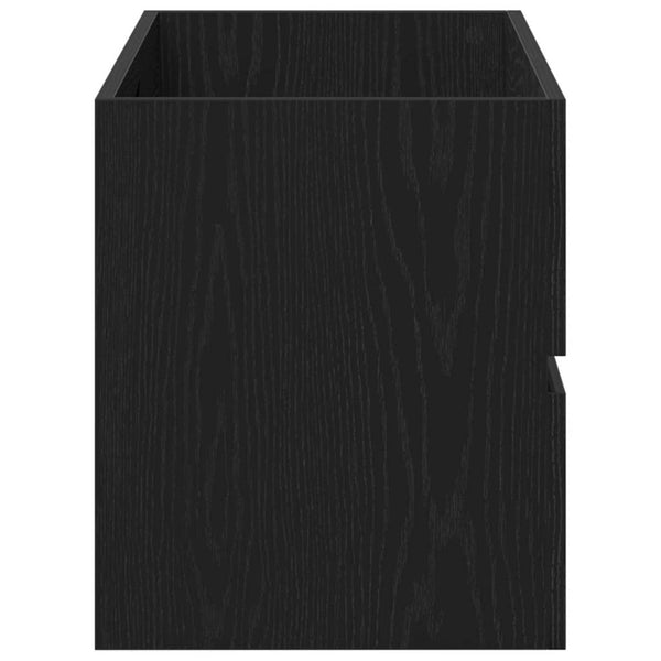 Waschbeckenunterschrank Schwarz Eiche 90cm