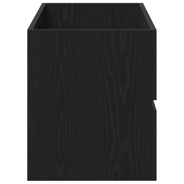 Waschbeckenunterschrank Schwarz Eiche 100 cm