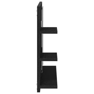 Badspiegel Schwarz Eiche 60x45 cm