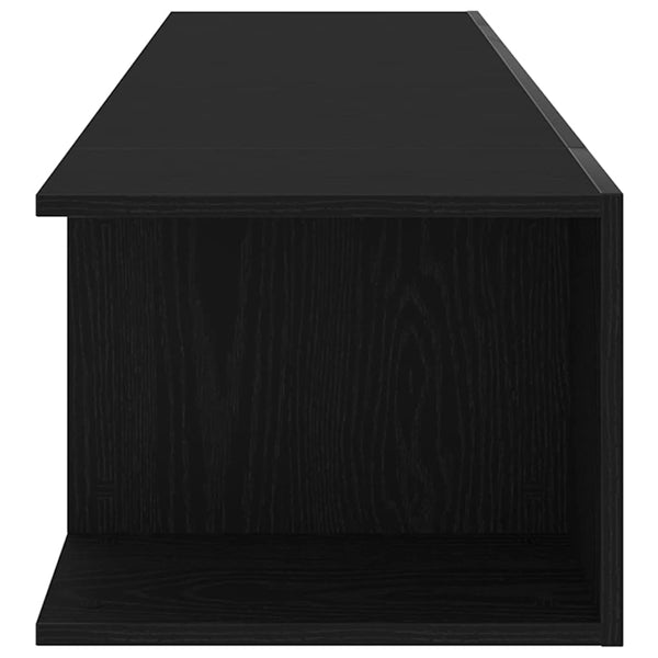 TV-Schrank Schwarz Eichen-Optik 135 cm
