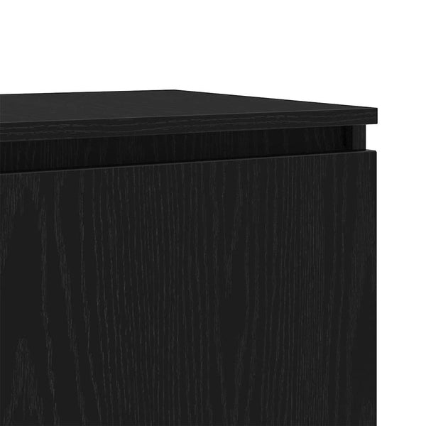 TV-Schrank Schwarz Eichen-Optik 140 cm