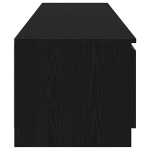 TV-Schrank Schwarz Eichen-Optik 140 cm