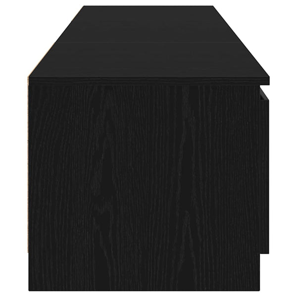 TV-Schrank Schwarz Eichen-Optik 140 cm