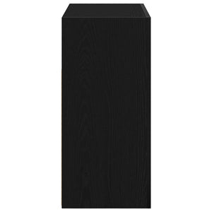 Schwarzes Sideboard Eichenoptik 80cm