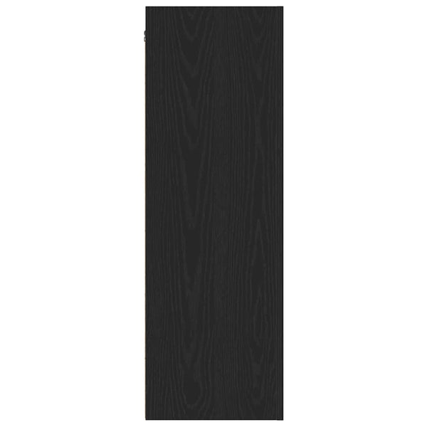 Wand-TV-Schrank, Schwarz Eichen-Optik, 90 cm
