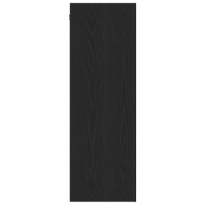 Wand TV-Schrank 2er Set Schwarz Eiche