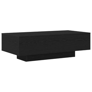 Schwarzer Couchtisch Eichenoptik 100 cm