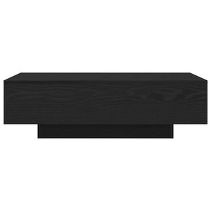 Schwarzer Couchtisch Eichenoptik 100 cm