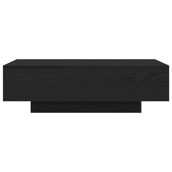 Schwarzer Couchtisch Eichenoptik 100 cm