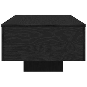 Schwarzer Couchtisch Eichenoptik 100 cm