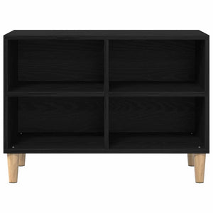 TV-Schrank Schwarz Eichen-Optik