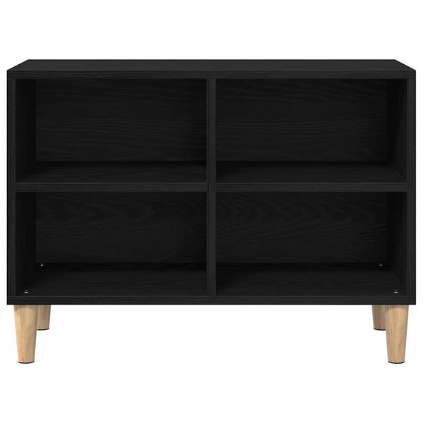 TV-Schrank Schwarz Eichen-Optik