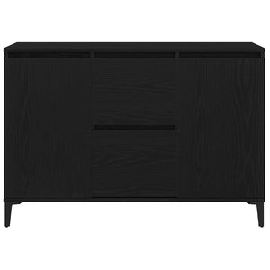 Schwarzes Sideboard Eichen-Optik 104cm