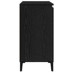 Schwarzes Sideboard Eichen-Optik 104cm