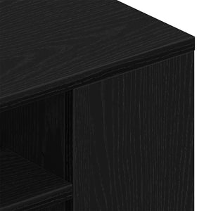 TV-Schrank Schwarz Eichen-Optik 100 cm